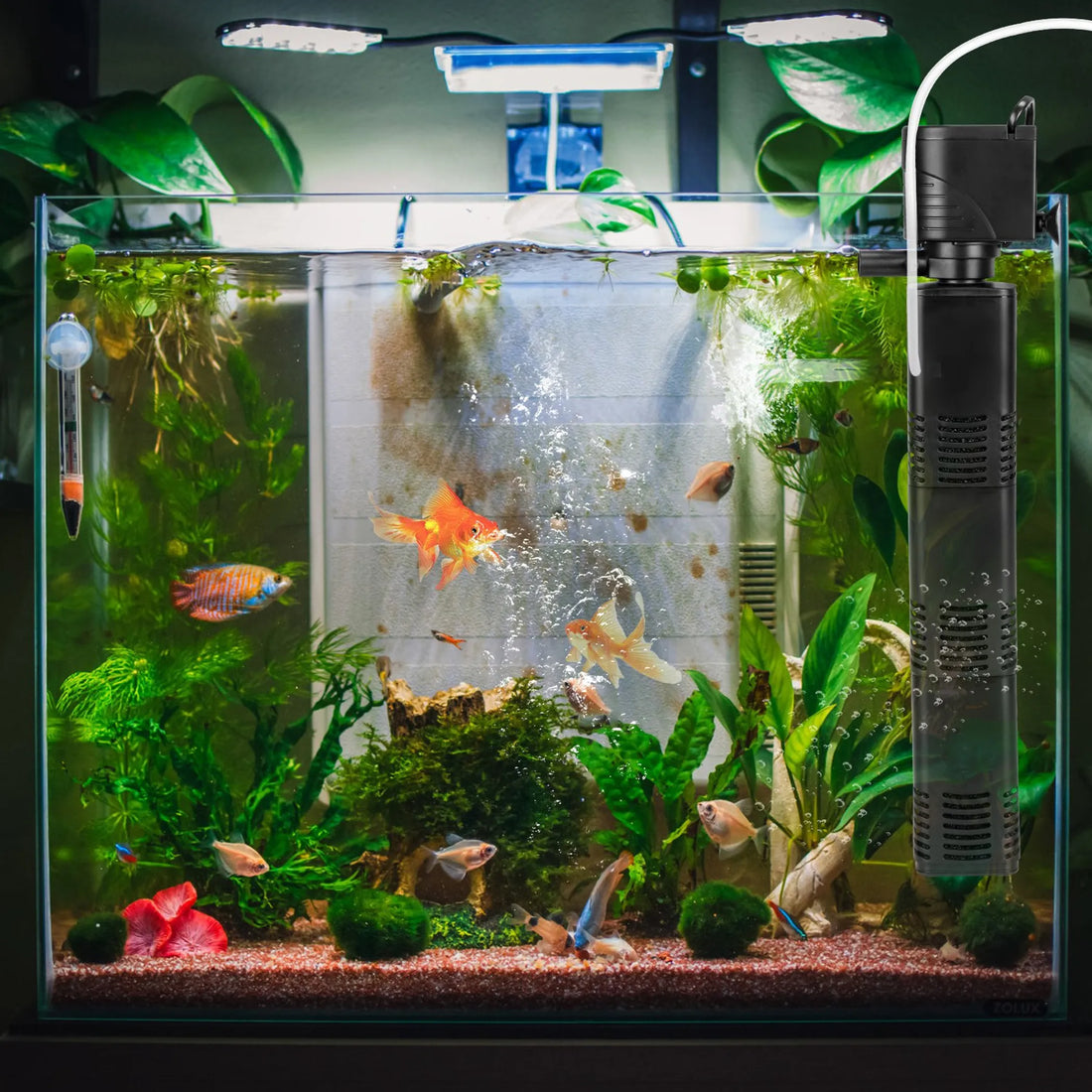 4 in 1 Submersible Aquarium Filter