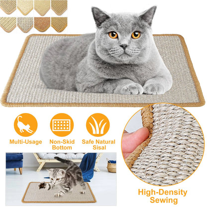 Cat Scratching Mat Natural Sisal Anti-Slip Mat
