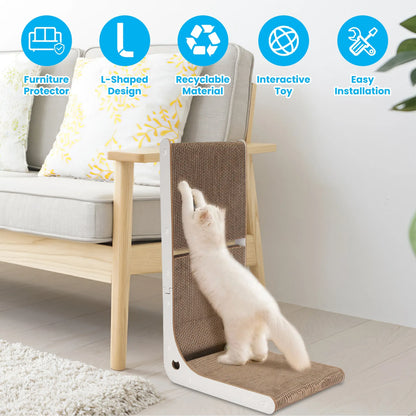 Indoor L Shaped Cat Scratcher