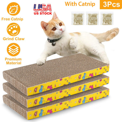3Pcs Cat Scratcher Pads