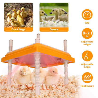 Chick Brooder Heating Plate 15W Chicken Brooder Heater