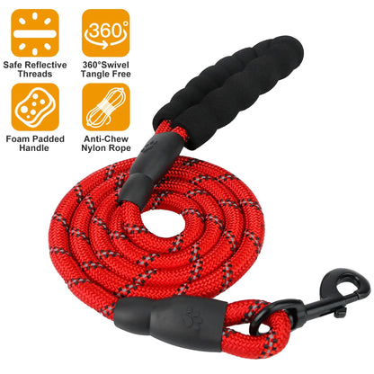 5FT Dog Leash Dog Training Walking Lead