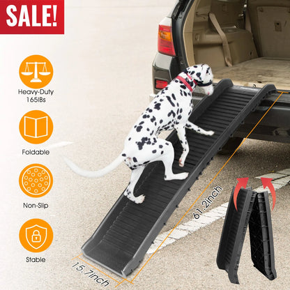 Foldable Pet Ramp Non Slip Safe Car Dog Ramp