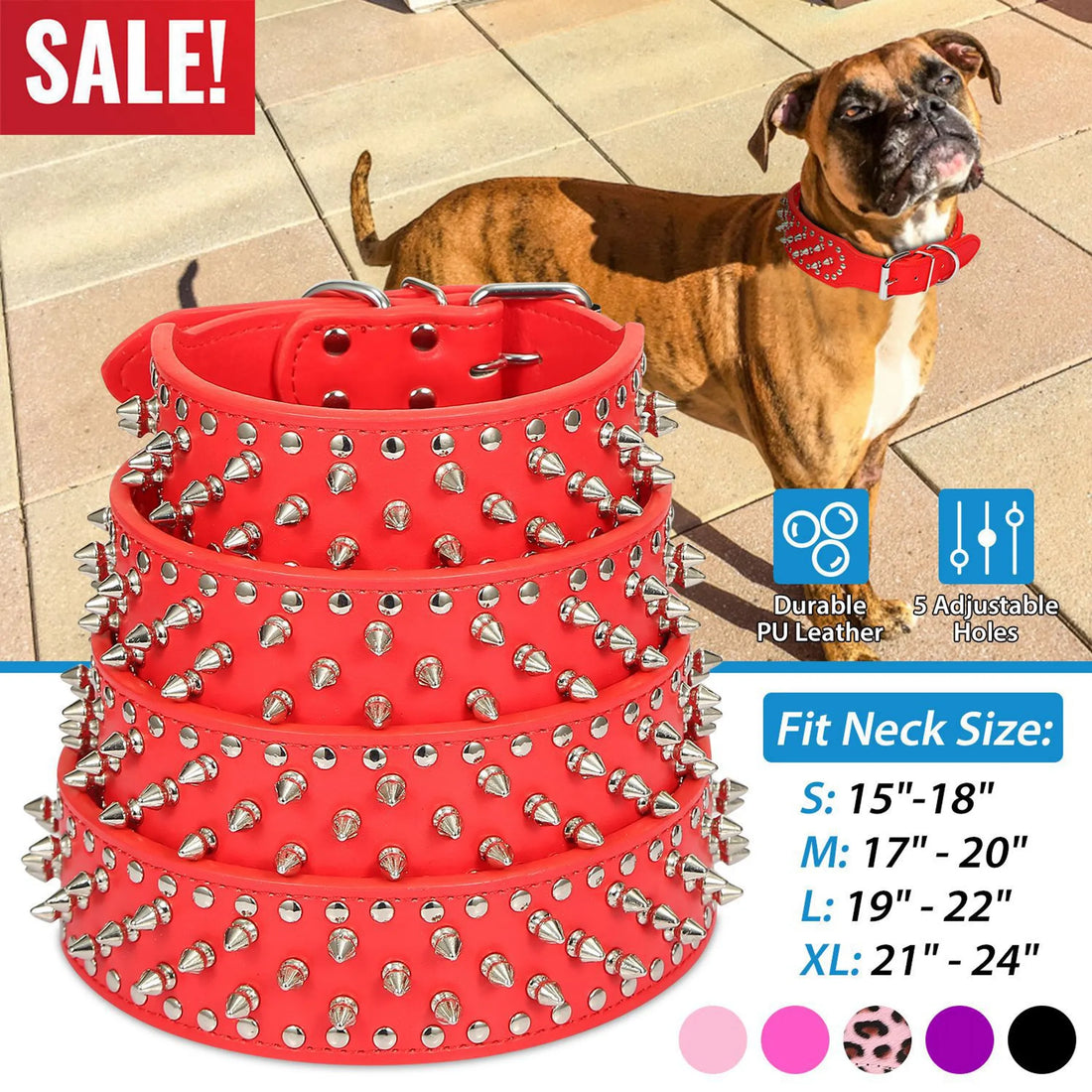 Dog Leather Collar