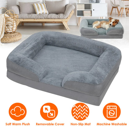 Pet Dog Bed Soft Warm Plush Puppy Cat Bed