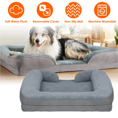 Pet Dog Bed Soft Warm Plush Puppy Cat Bed