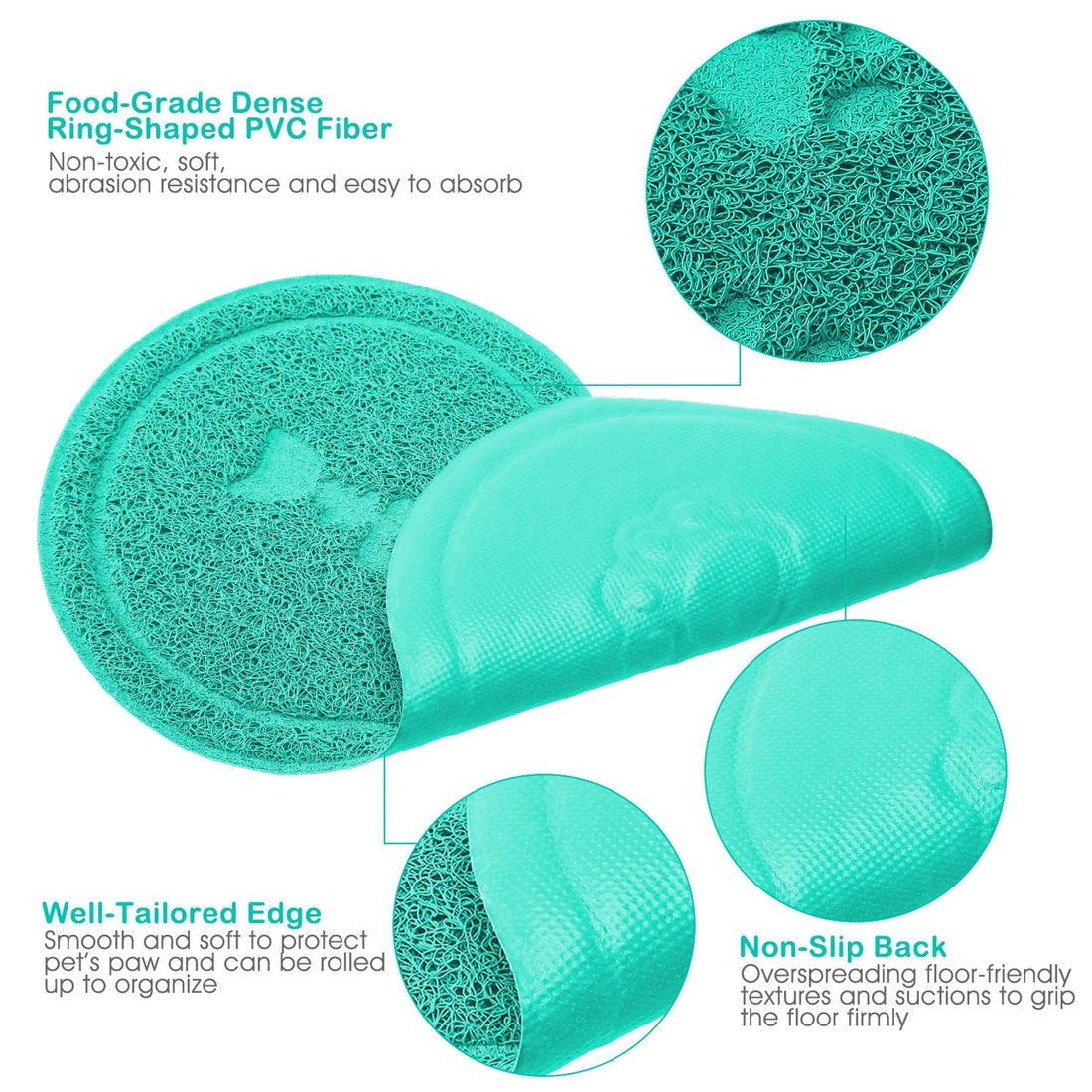 Dog Cat Bowl Mat
