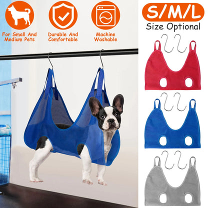Cat Dog Hammock Helper Pet Grooming