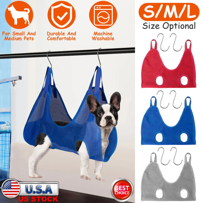 Cat Dog Hammock Helper Pet Grooming