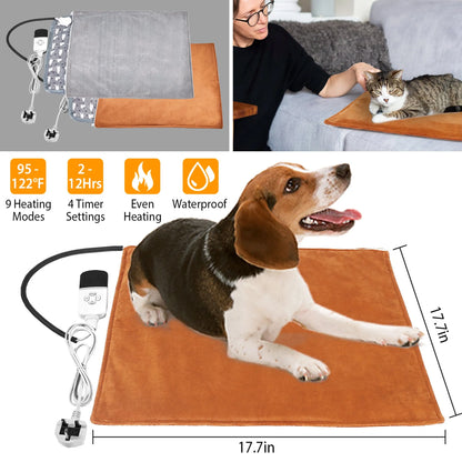 Pet Heating Pad Waterproof Electric Heating Mat