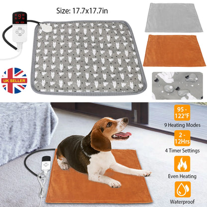 Pet Heating Pad Waterproof Electric Heating Mat