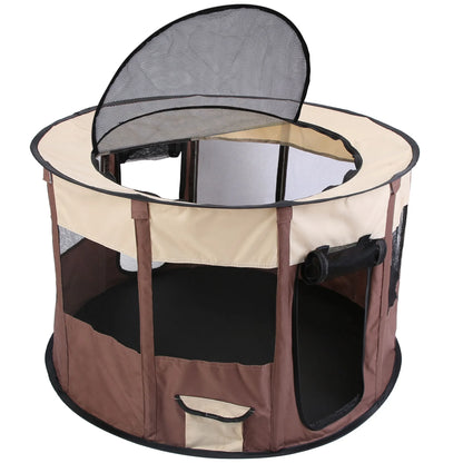 Foldable Playpen for Dog with Carry Bag