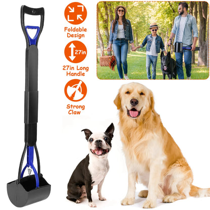 31.5in Pet Pooper Scooper Foldable Long