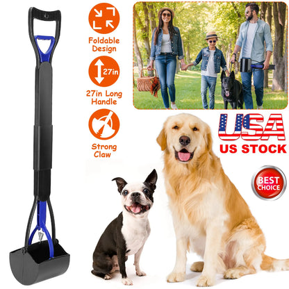 31.5in Pet Pooper Scooper Foldable Long