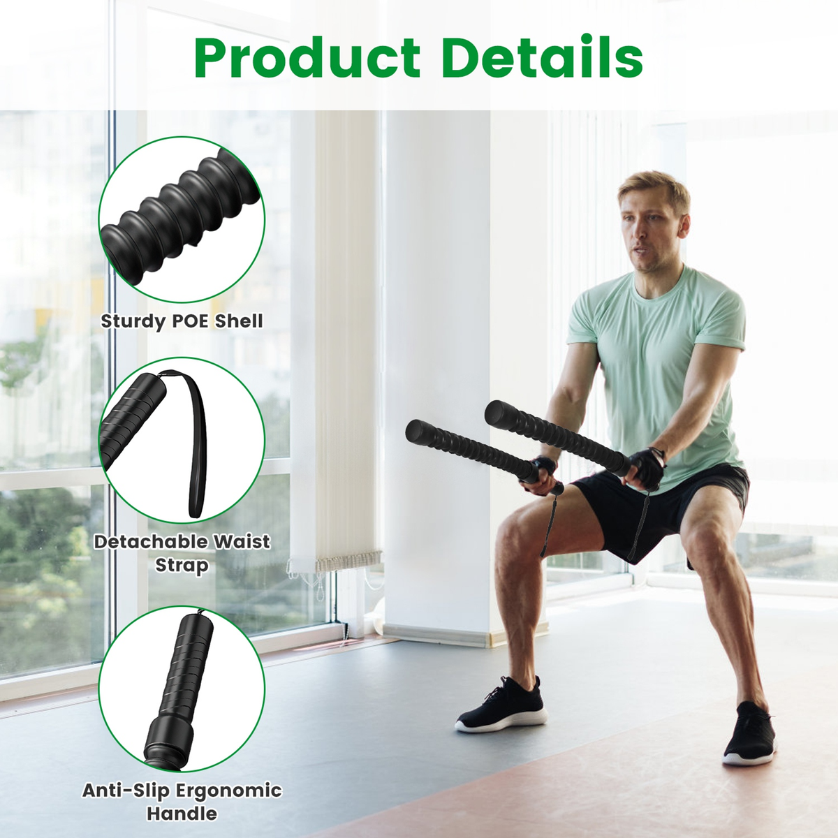 Ropeless Battle Ropes