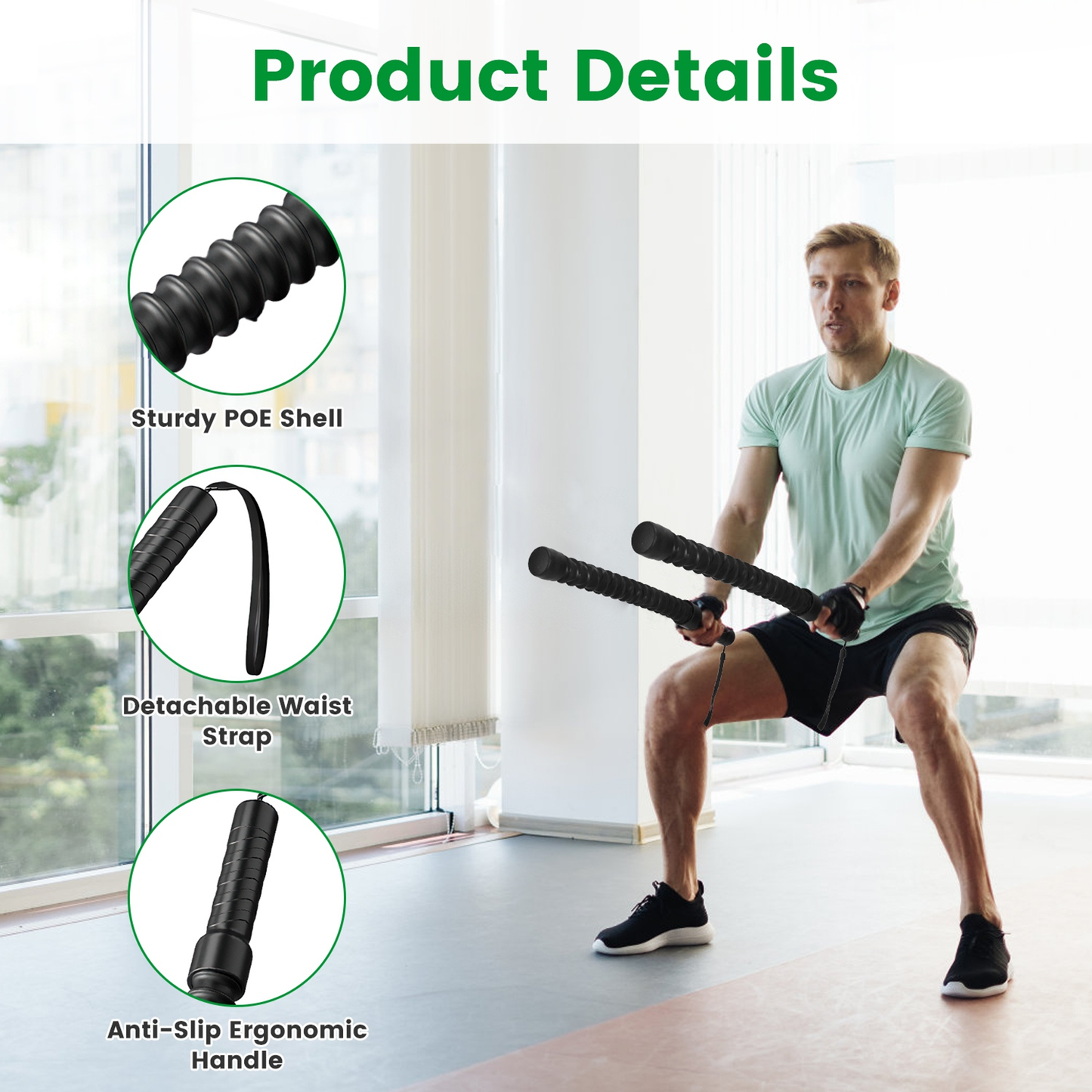 Ropeless Battle Ropes