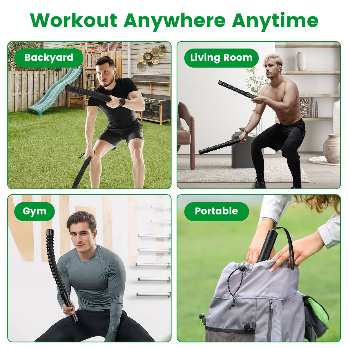 Ropeless Battle Ropes