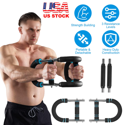 Adjustable Twister Arm Exerciser Spring Workout Bar