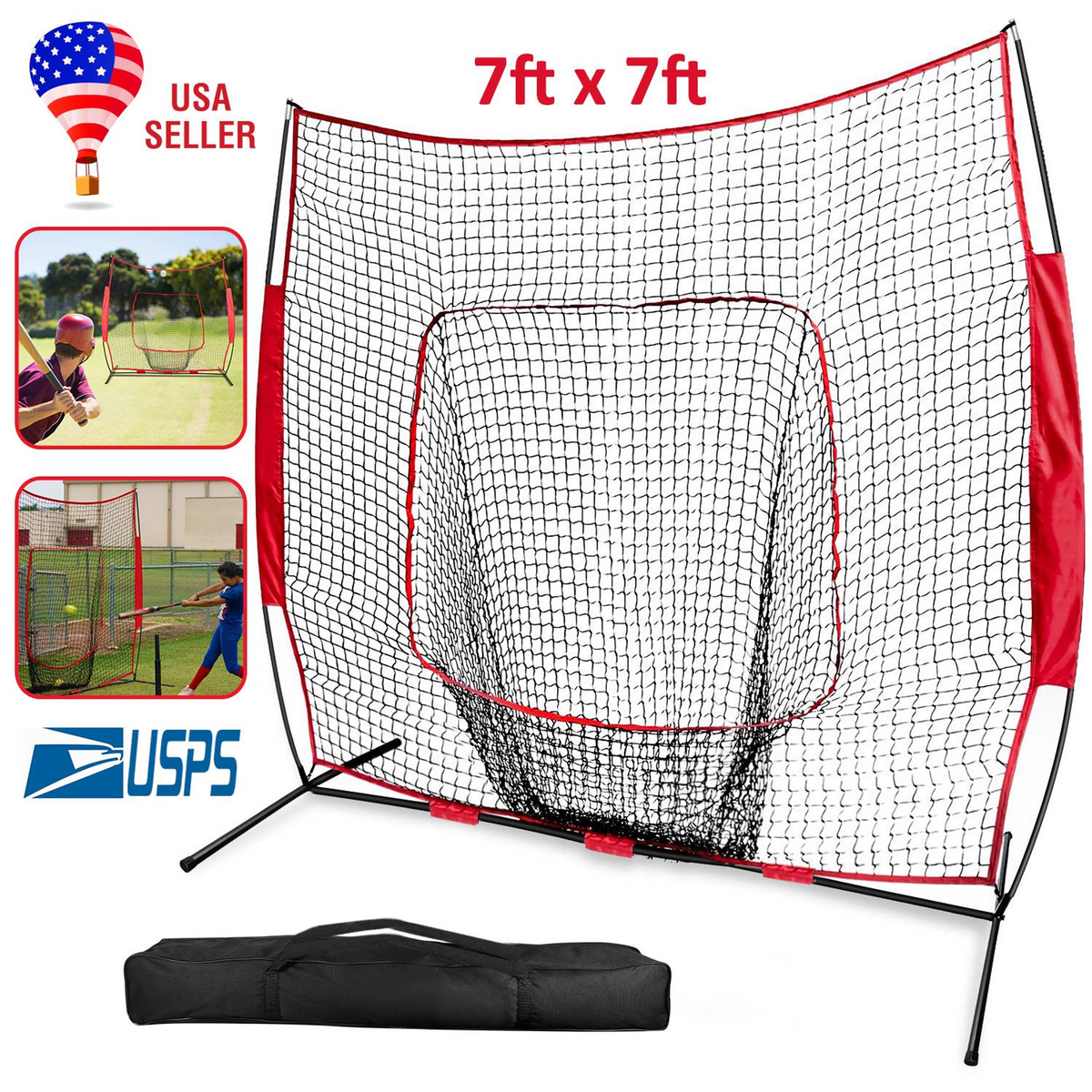 7 x 7 ft Baseball Softball Practice Net