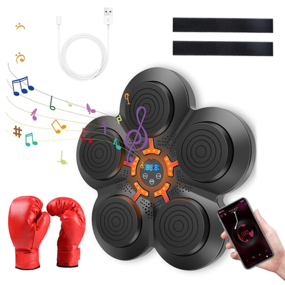 Music Boxing Machine with LED Wall Target