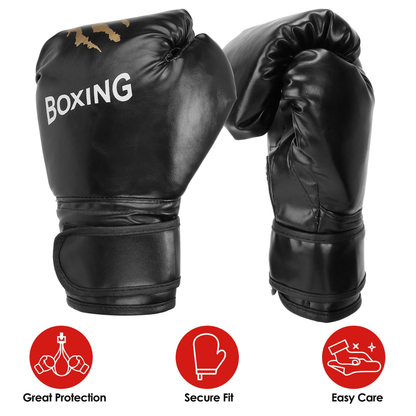 Adult Boxing Gloves, PU Leather