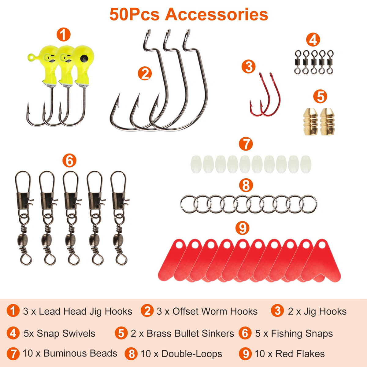 94-Piece Fishing Lures Kit