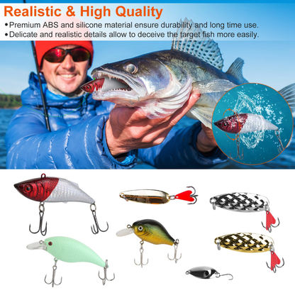 94-Piece Fishing Lures Kit