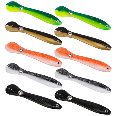Soft Paddle-Tail Fishing Lures (10-Pack)