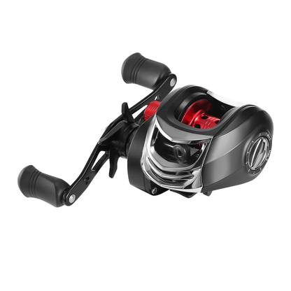 Baitcasting Fishing Reel, Right-Hand, 17.5 lb Drag