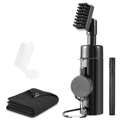 3-in-1 Golf Club Cleaning Kit with Groove Sharpener