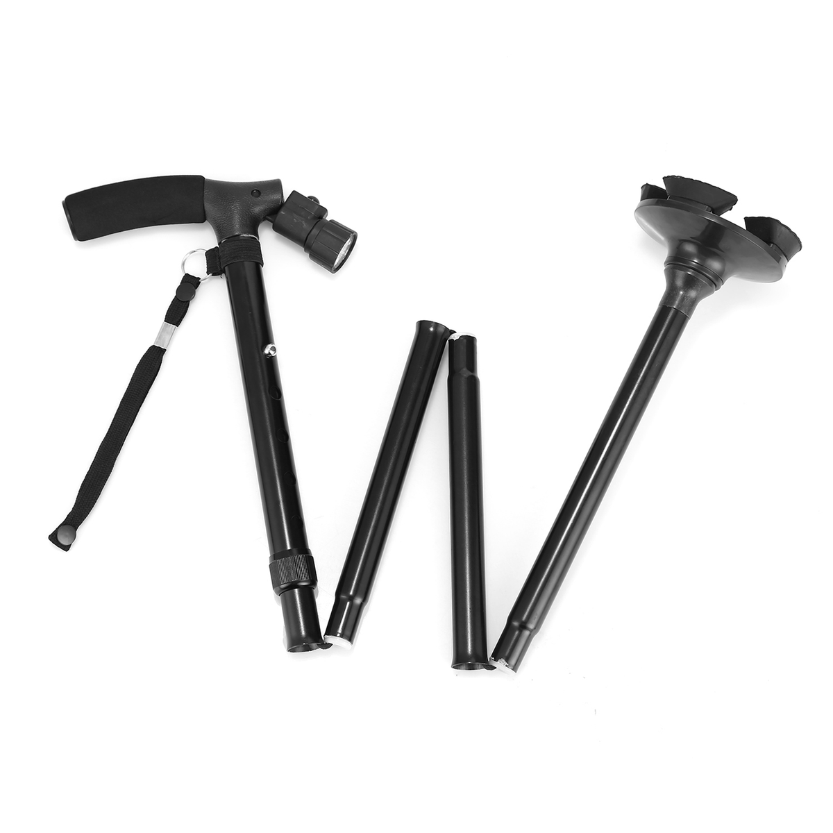 Foldable Walking Cane with 6 LED Lights