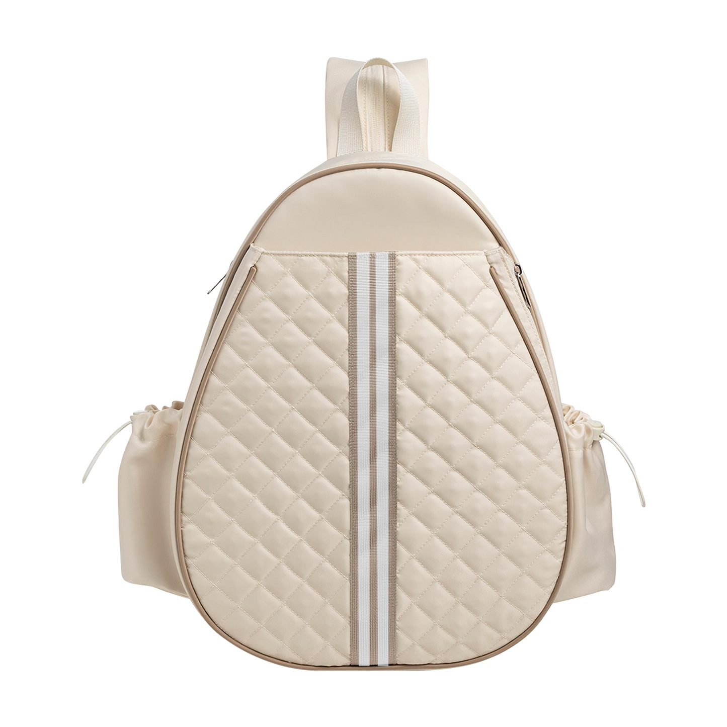 Pickleball Sling Bag with 7 Compartments - Beige