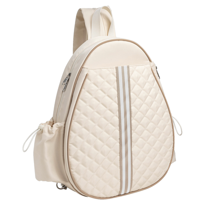 Pickleball Sling Bag with 7 Compartments - Beige