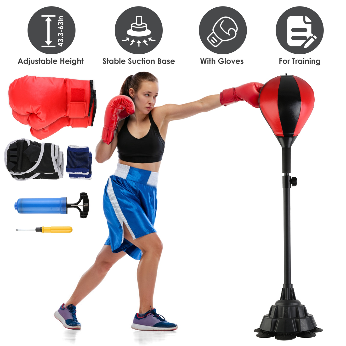 Freestanding Punching Bag with Stand