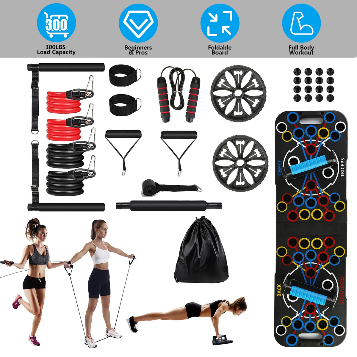 Multifunctional Push Up Board Strength Training Set
