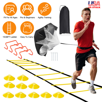 Speed and Agility Training Equipment Set