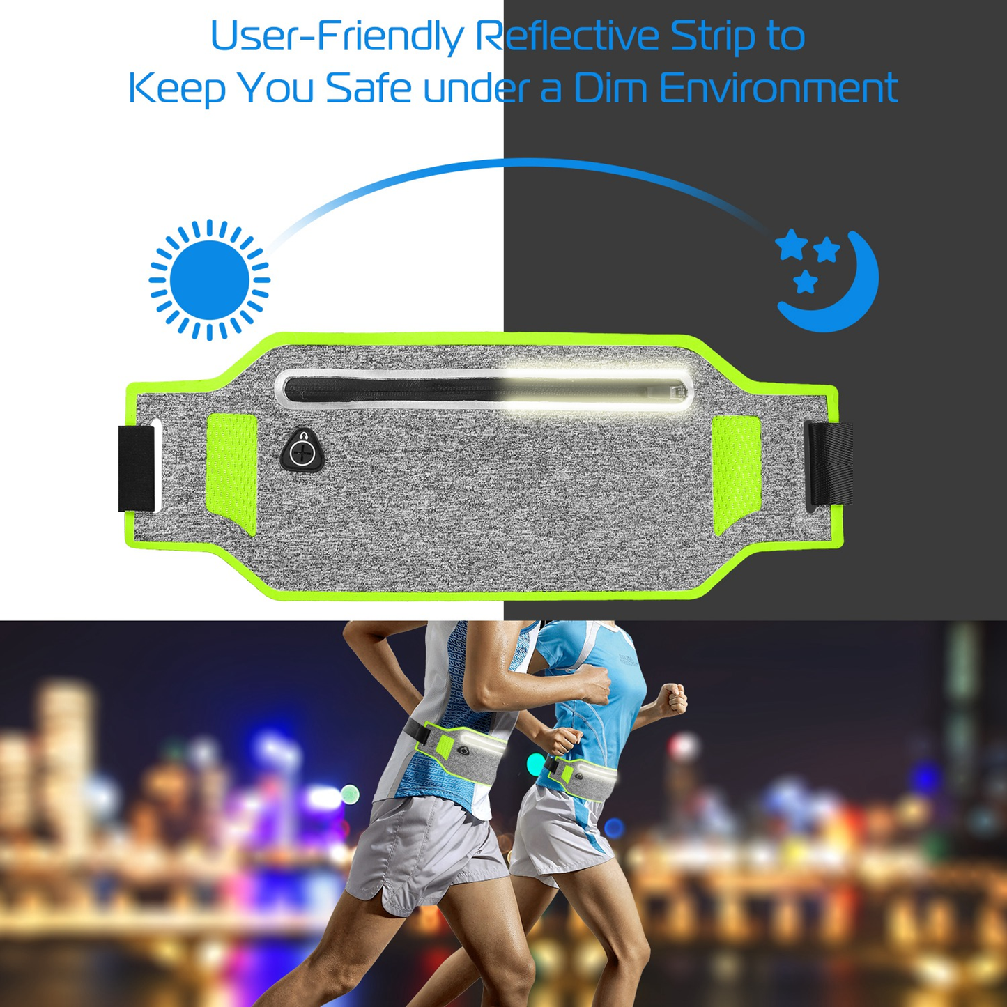 Slim Elastic Running Belt Waist Pack