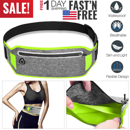 Slim Elastic Running Belt Waist Pack