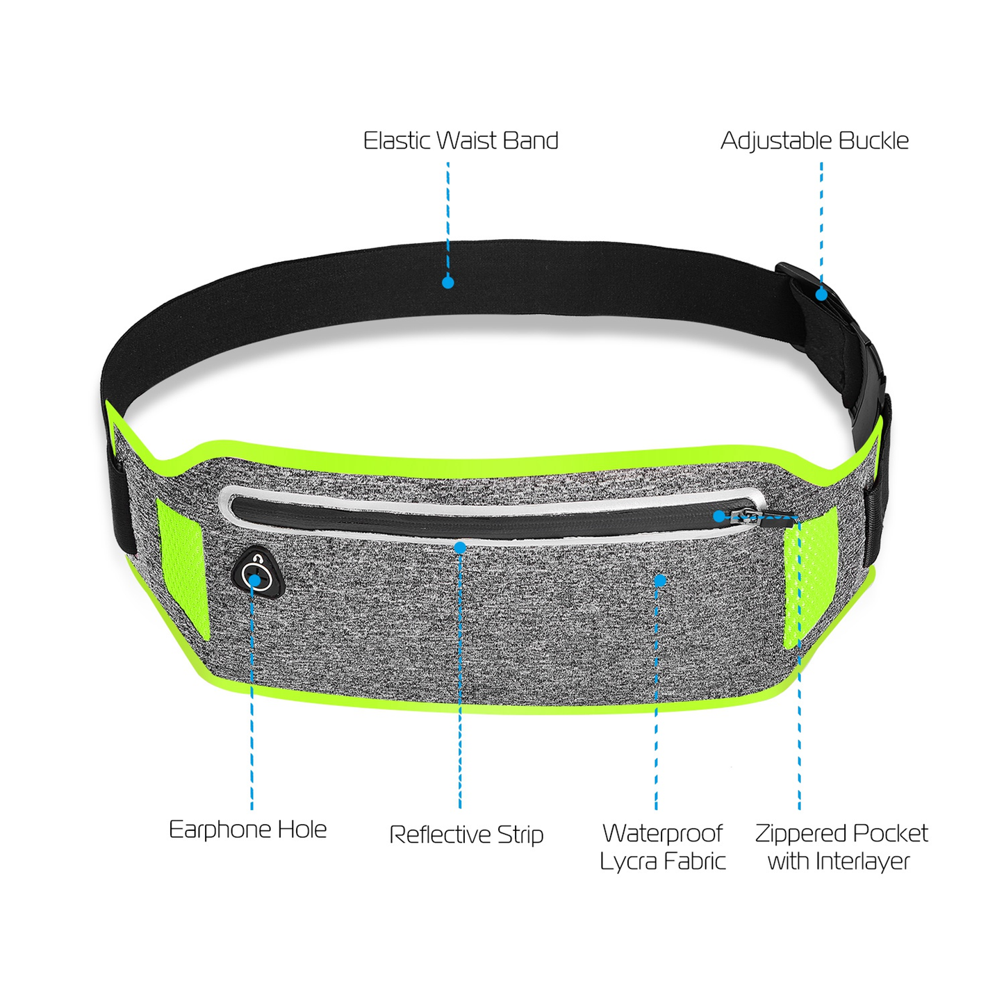 Slim Elastic Running Belt Waist Pack