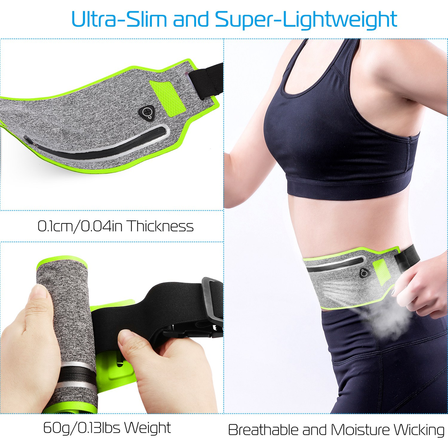 Slim Elastic Running Belt Waist Pack