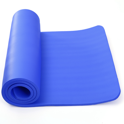 Thick Yoga Mat 0.6-Inch NBR Non-Slip Blue