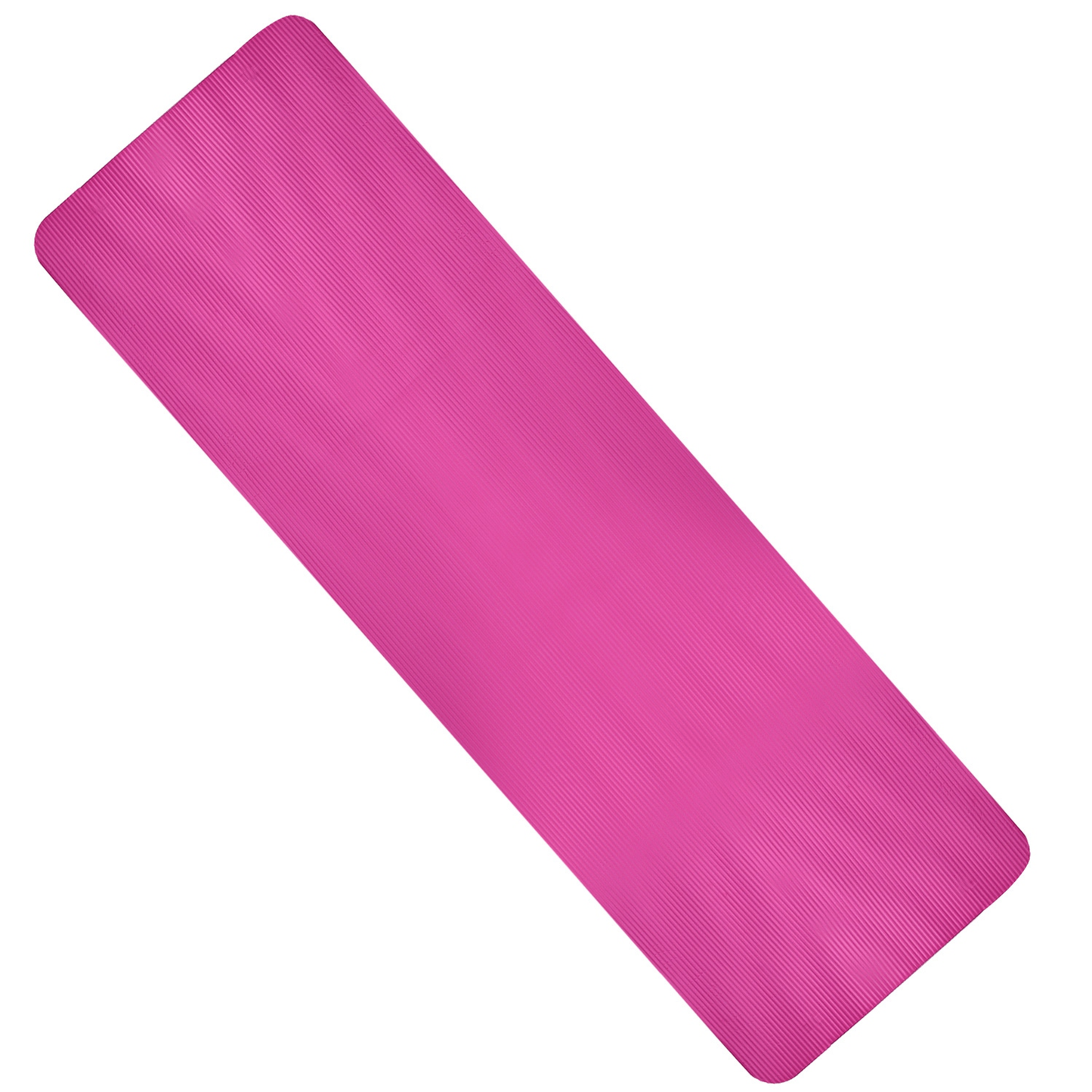 Thick Yoga Mat 0.6-Inch NBR Non-Slip Pink