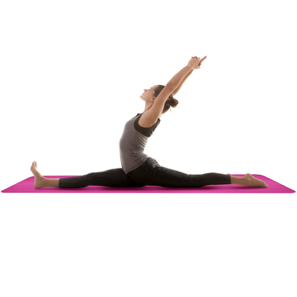 Thick Yoga Mat 0.6-Inch NBR Non-Slip Pink