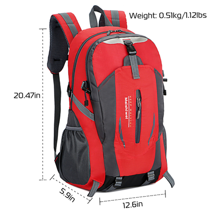 36L Outdoor Hiking Backpack, Multi-Compartment