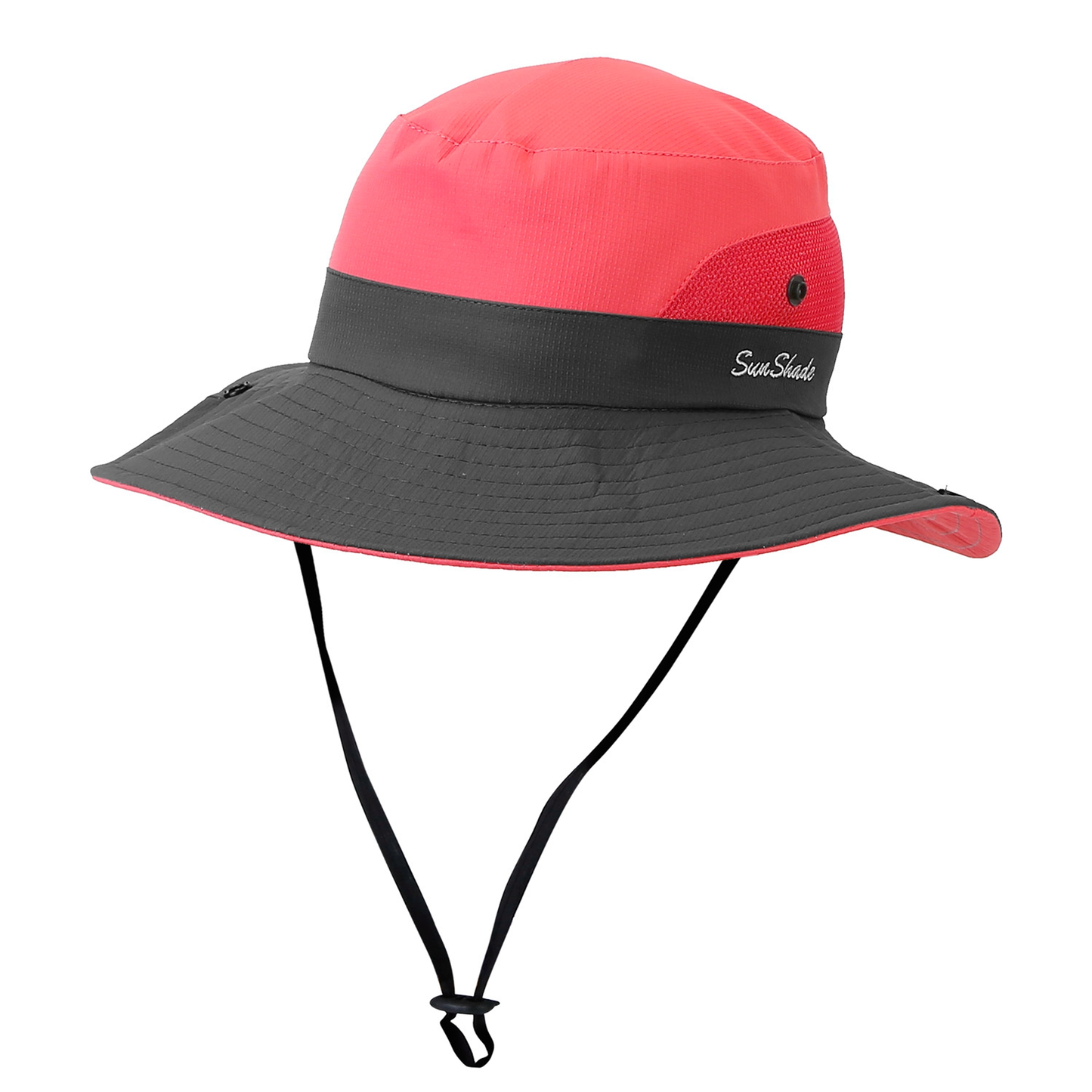 Women's Summer Sun Bucket Hat with Chin Strap