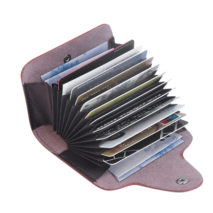 Slim Leather Credit Card Holder Wallet