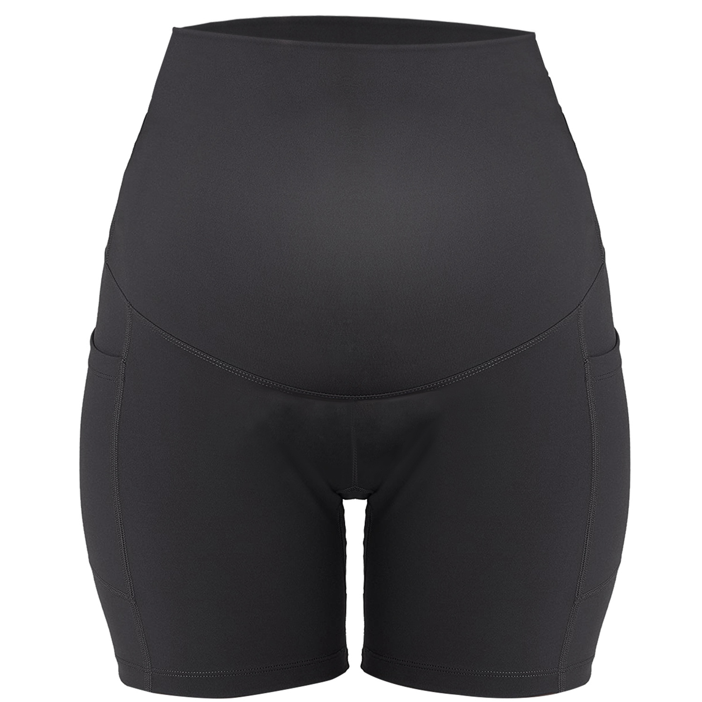 Maternity Yoga Shorts High-Waist Belly Support
