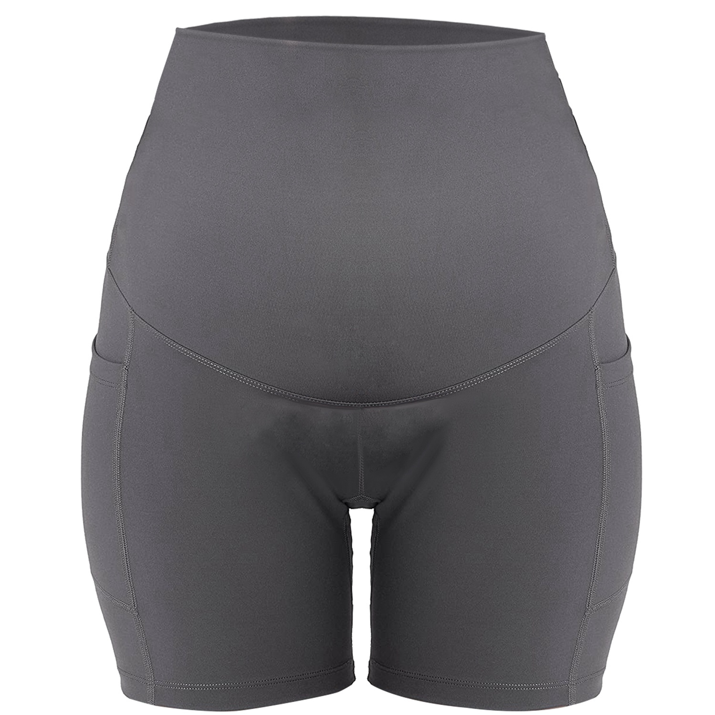 Maternity Yoga Shorts High-Waist Belly Support