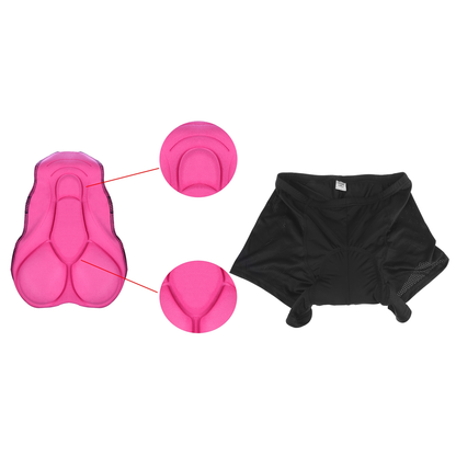 Women's 3D Padded Cycling Underwear Shorts