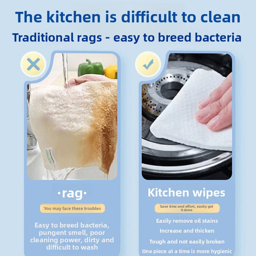 Grease Removal Kitchen Wet Wipes